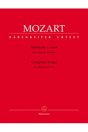 Mozart 莫扎特 中音歌曲全集（德文）BA 5328