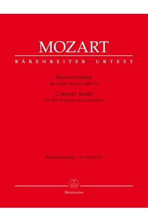 Mozart 莫扎特 低女高音和女低音音乐会咏叹调 BA 9183