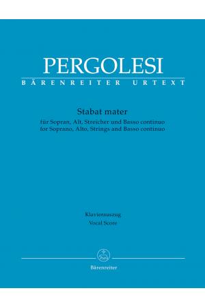 佩尔戈莱西 《圣母悼歌》--为女高音、女低音、弦乐器和通奏低音而作（声乐钢琴伴奏谱）BA 7679-90