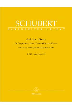 Schubert 舒伯特 《在河上》--为高音、圆号（大提琴）与钢琴而作（德文）BA 5635