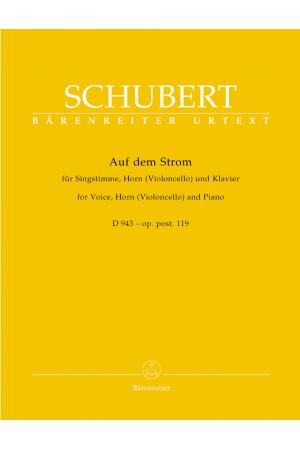 Schubert 舒伯特 《在河上》--为高音、圆号（大提琴）与钢琴而作（德文）BA 5635