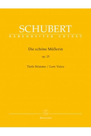 Schubert 舒伯特 美丽的磨坊女op.25（德文）（低音）BA 9157