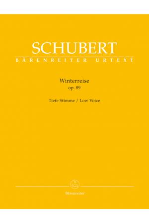 Schubert 舒伯特 冬之旅op. 89 低音用 BA 9158