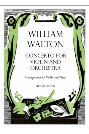 William Walton 威廉 沃尔顿：小提琴协奏曲（钢琴伴奏谱）包含小提琴分谱