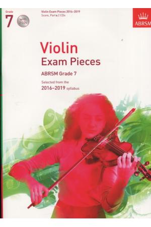 英皇考级：小提琴精选曲目 Violin Exam Pieces Grade 7 2016-2019 （附CD）英文版