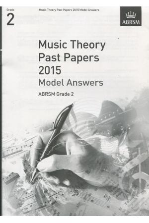 英皇考级：Music Theory Past Papers 2015 Model Answers 2015年乐理真题答案2级