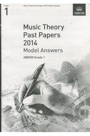 英皇考级：Music Theory Past Papers 2014 Model Answers 2014年乐理真题答案1级