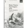 英皇考级：Music Theory Past Papers 2014 Model Answers 2014年乐理真题答案1级