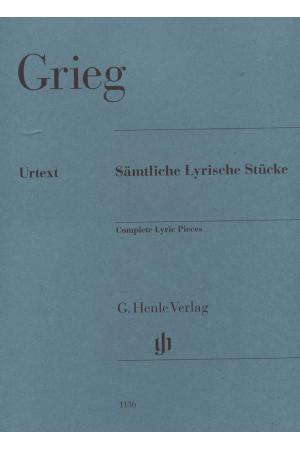 GRIEG  Complete Lyrie Pieces    格里格 钢琴抒情小品全集  HN 1136
