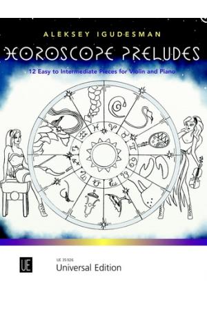 Aleksey Igudesman 劳格斯曼 "意高文“星座前奏曲 --为小提琴和钢琴而作UE35926