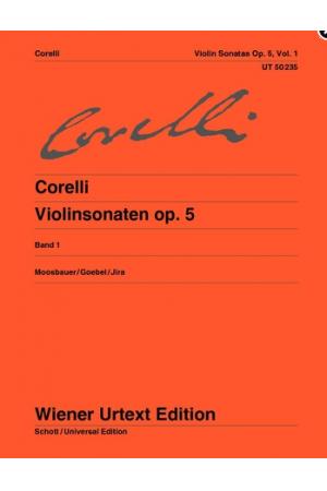 Arcangelo Corelli 科雷利：小提琴与通奏低音奏鸣曲OP.5 第一卷 UT50235