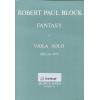 Robert Paul Block 罗伯特 保罗 布劳克：幻想曲--为中提琴独奏而作 MR 1649