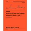 Brahms 勃拉姆斯：F小调单簧管或中提琴奏鸣曲 op. 120/1 UT50015