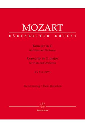原版乐谱 Mozart 莫扎特G大调长笛协奏曲 KV 313  BA  4854-90