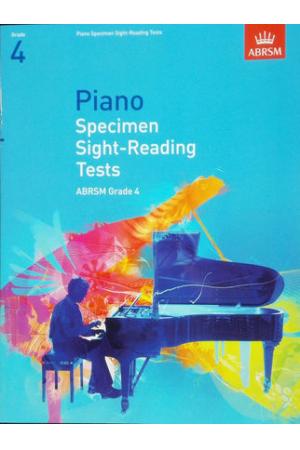 英皇考级：钢琴视奏piano Specimen Sight-Reading Tests (第4级）（英文版）