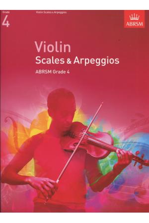 英皇考级：小提琴音阶与琶音Violin Scales & Arpeggios from 2012（4级）(英文版）