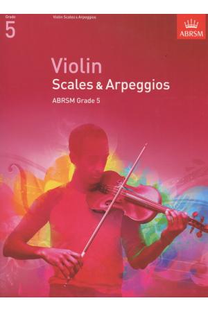 英皇考级：小提琴音阶与琶音Violin Scales & Arpeggios from 2012（5级）(英文版）