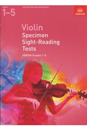 英皇考级：小提琴视奏Violin Specimen Sight-Reading Tests  from 2012（1--5级）(英文版）