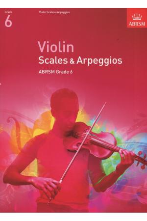 英皇考级：小提琴音阶与琶音Violin Scales & Arpeggios from 2012（6级）(英文版）