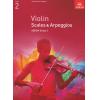 英皇考级：小提琴音阶与琶音Violin Scales & Arpeggios from 2012（2级）(英文版）