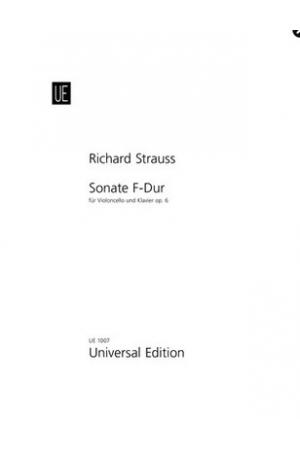 【原版】 Strauss 理查德.施特劳斯：F大调大提琴奏鸣曲 UE1007