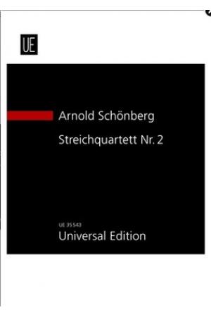 【原版】Schonberg 勋伯格 第二弦乐四重奏（总谱） UE35543