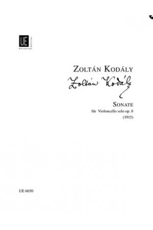 【原版】Kodály 柯达伊：大提琴奏鸣曲op 8 UE6650