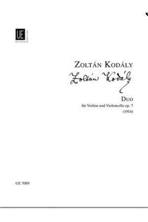 【原版】 Kodály 柯达伊 小提琴与大提琴二重奏 UE7089
