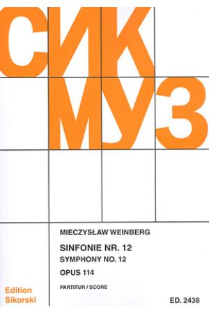 Weinberg, Mieczyslaw 威茵柏格：第十二交响乐 OP 114 SIK2438