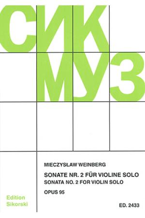 Weinberg, Mieczyslaw 威茵柏格：第二小提琴奏鸣曲 OP 95 SIK2433