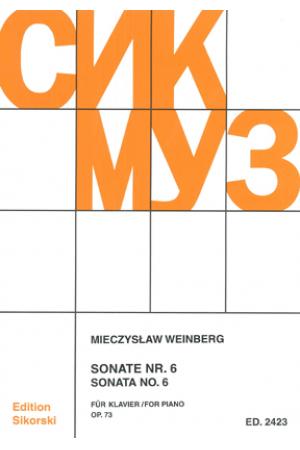 Weinberg, Mieczyslaw 威茵柏格：第六钢琴奏鸣曲 OP 73 SIK2423