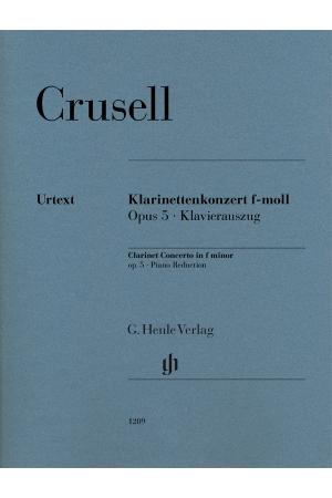 Crusell 克鲁赛尔 f小调单簧管协奏曲 OP 5 HN 1209