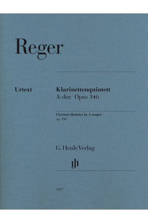 Reger 里格 A大调单簧管五重奏 OP 146 HN 1117