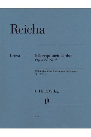 Reicha A .雷哈 降E大调管乐五重奏 OP 88之二 HN 828