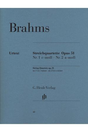 Brahms 勃拉姆斯 弦乐四重奏 OP 51 HN 40