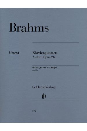 Brahms 勃拉姆斯 A大调钢琴四重奏 OP 26 HN 275
