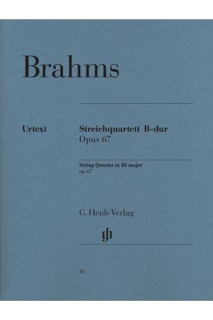 Brahms 勃拉姆斯 降B大调弦乐四重奏 OP 67 HN 41