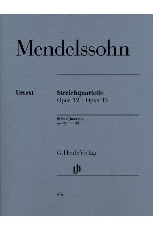 Mendelssohn  门德尔松 弦乐四重奏 OP 12、OP 13  HN 270