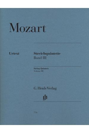 Mozart 莫扎特 弦乐五重奏 卷III HN 779