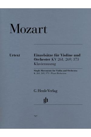 莫扎特 单乐章作品--小提琴与乐队 K 261、269、373 HN 707