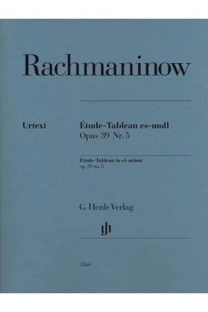 Rachmaninoff 拉赫玛尼诺夫 钢琴音画练习曲 作品39之5 HN 1264