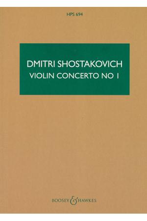 Shostakovich 肖斯塔科维奇 a小调第一小提琴协奏曲 OP 77（总谱）SIK6214