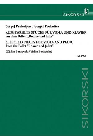 普罗科菲耶夫 8首中提琴曲集--选自罗密欧与朱丽叶 SIK6920