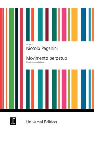 Paganini 帕格尼尼 《无穷动》——小提琴和钢琴而作 UE7011