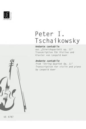 柴可夫斯基 《如歌的行板》--选自《弦乐四重奏OP 11》--为小提琴而作 UE6787