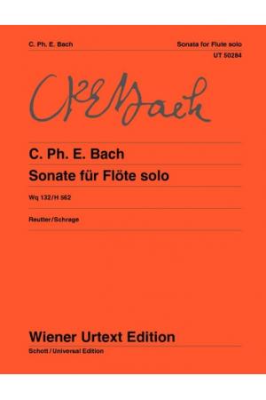 C P E Bach 巴赫 a小调长笛奏鸣曲 A minor Wq 132 UT50284
