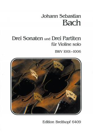 J S Bach 巴赫 六首小提琴无伴奏奏鸣曲及组曲 BWV 1001-1006 EB 6409