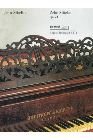 Jean Sibelius 西贝柳斯 十首钢琴曲集 OP 24 EB 8174