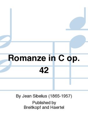  Sibelius 西贝柳斯 C大调浪漫曲（总谱）PB4879