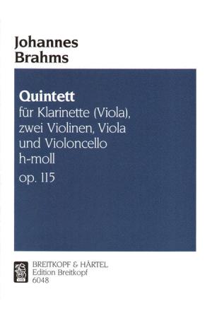 Brahms 勃拉姆斯  五重奏 OP 115 EB 6048
